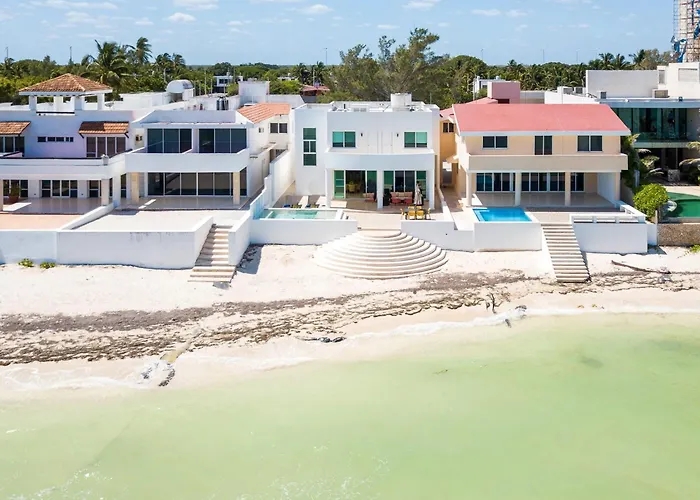 Peninsula Stays 4Br Beach House @ Progreso The Best Location In The Yucatan